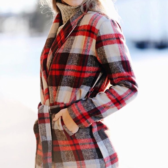 ETWO Jackets & Blazers - ETWO plaid fall jacket size: MEDIUM